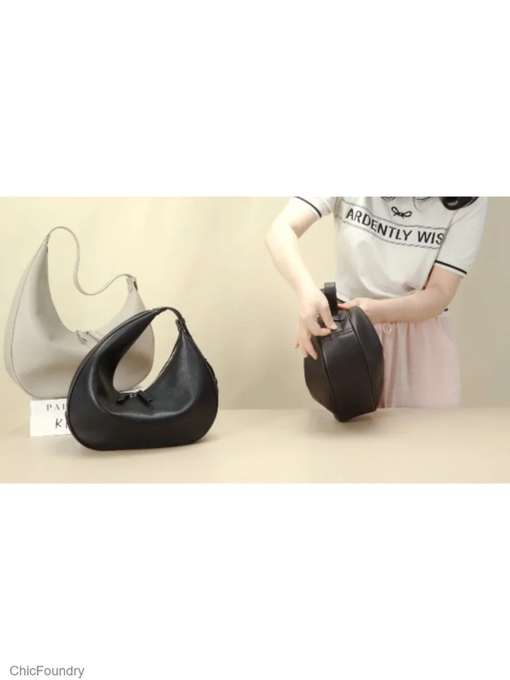 Genuine Leather Slouchy Hobo Bag Crossbody Purse Women Adjustable Strap